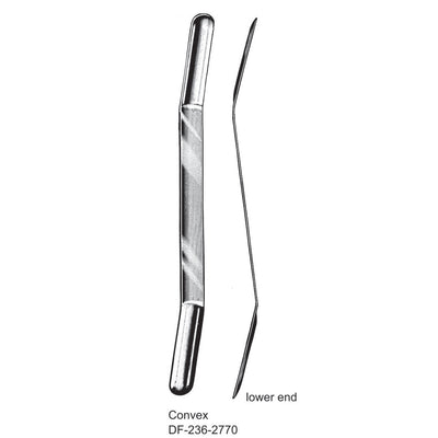 Olivecrona Brain Spatulas, 15+18mm , Lower End, Convex, 18cm (DF-236-2770)