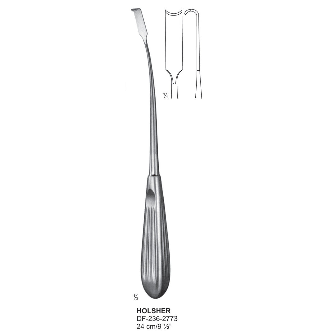 Holsher Nerve Retractors, 24cm  (DF-236-2773) by Dr. Frigz