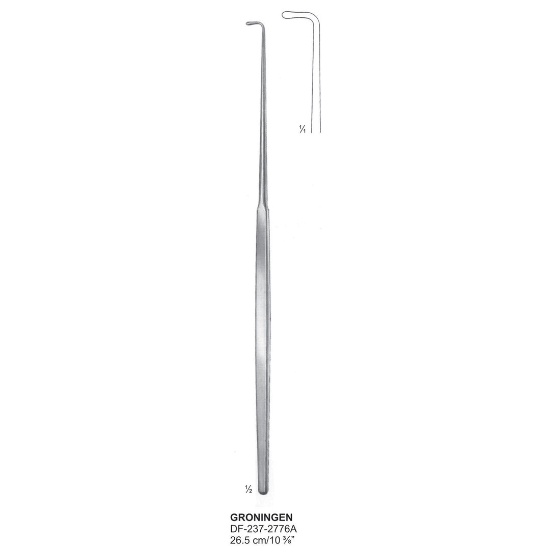 Groningen Nerve Hook Angled 26.5 cm (DF-237-2776A) by Dr. Frigz