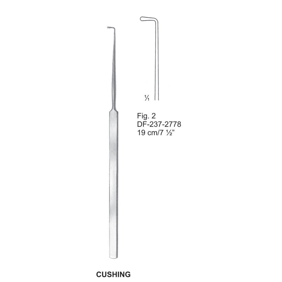 Cushing Nerve Hook Fig-2, 19cm  (DF-237-2778) by Dr. Frigz