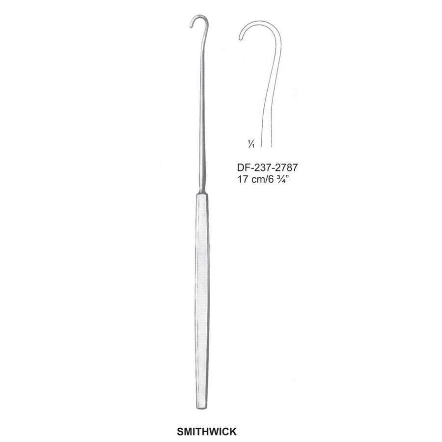 Smithwick Nerve Hook Curved 17cm  (DF-237-2787) by Dr. Frigz
