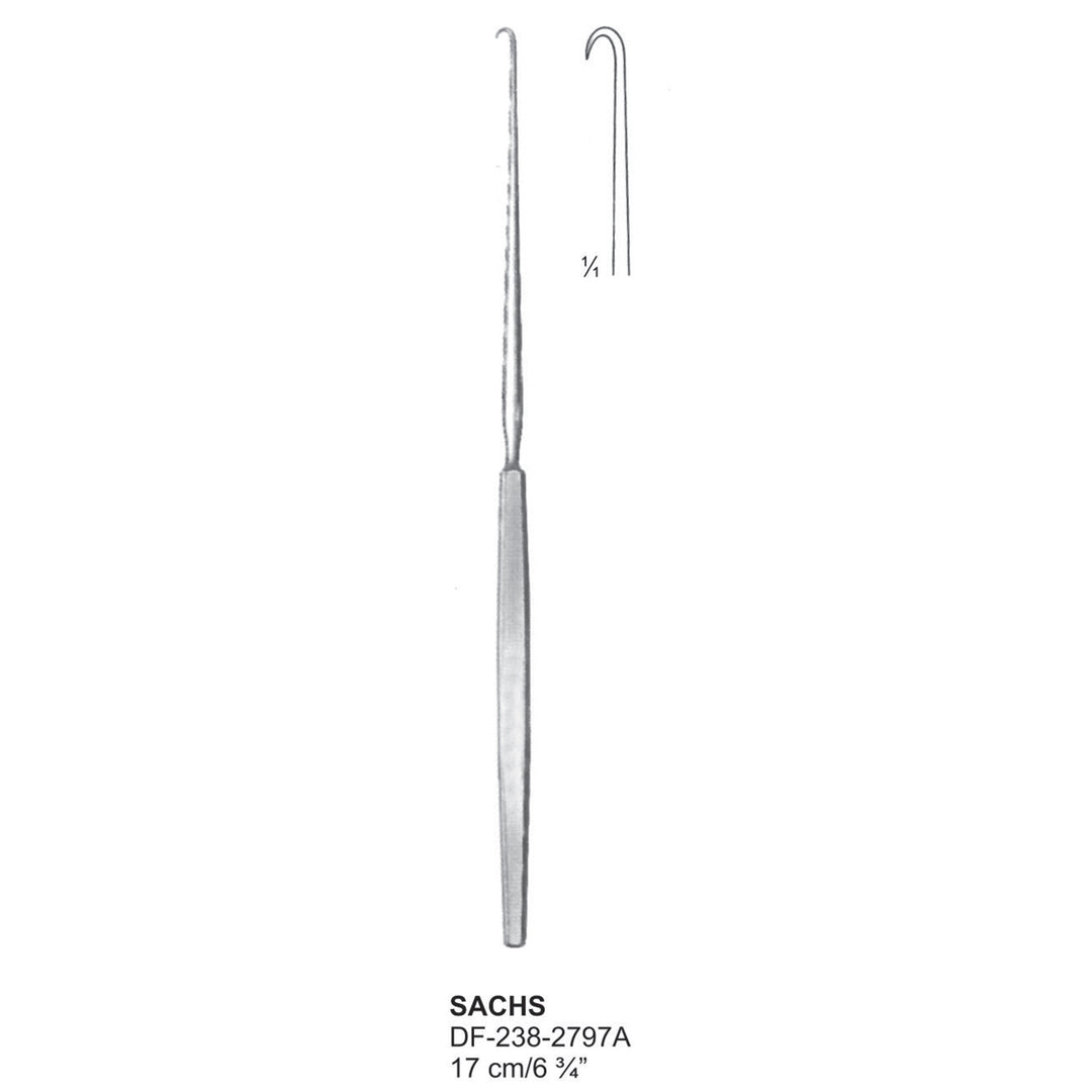 Sachs Dura Hooks Sharp 17 cm  (DF-238-2797A) by Dr. Frigz