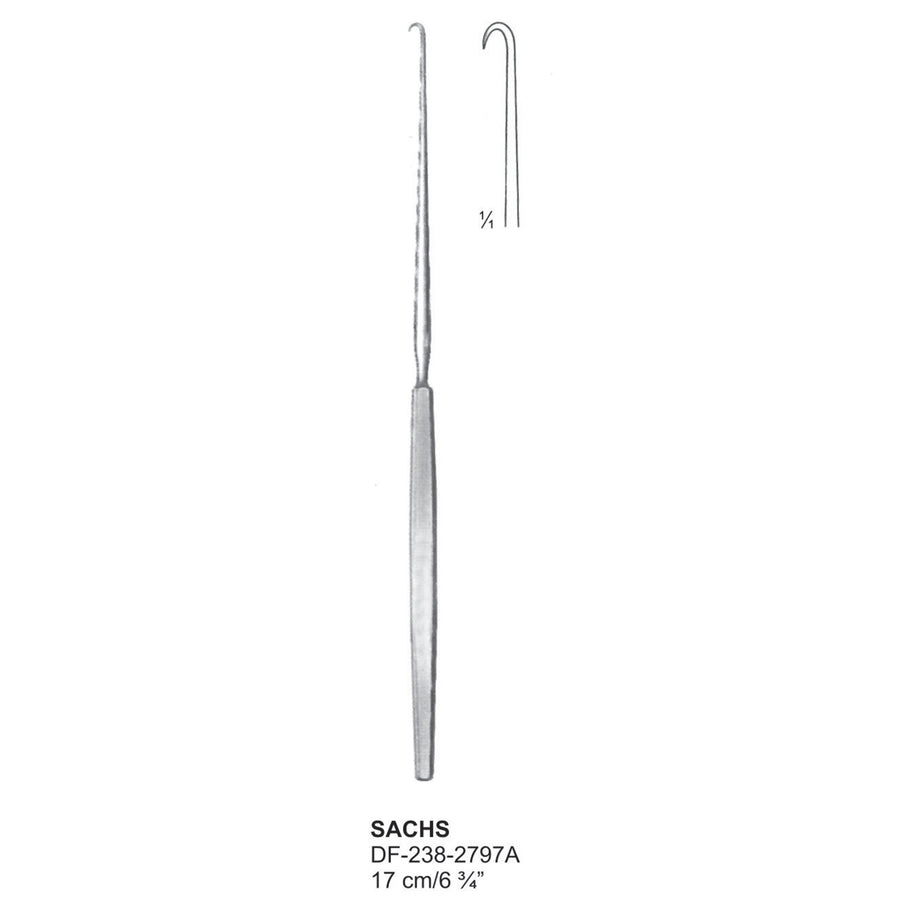 Sachs Dura Hooks Sharp 17 cm  (DF-238-2797A) by Dr. Frigz