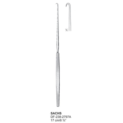 Sachs Dura Hooks Sharp 17 cm  (DF-238-2797A) by Dr. Frigz