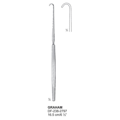 Graham Dura Hooks Blunt 16.5cm  (DF-238-2797) by Dr. Frigz