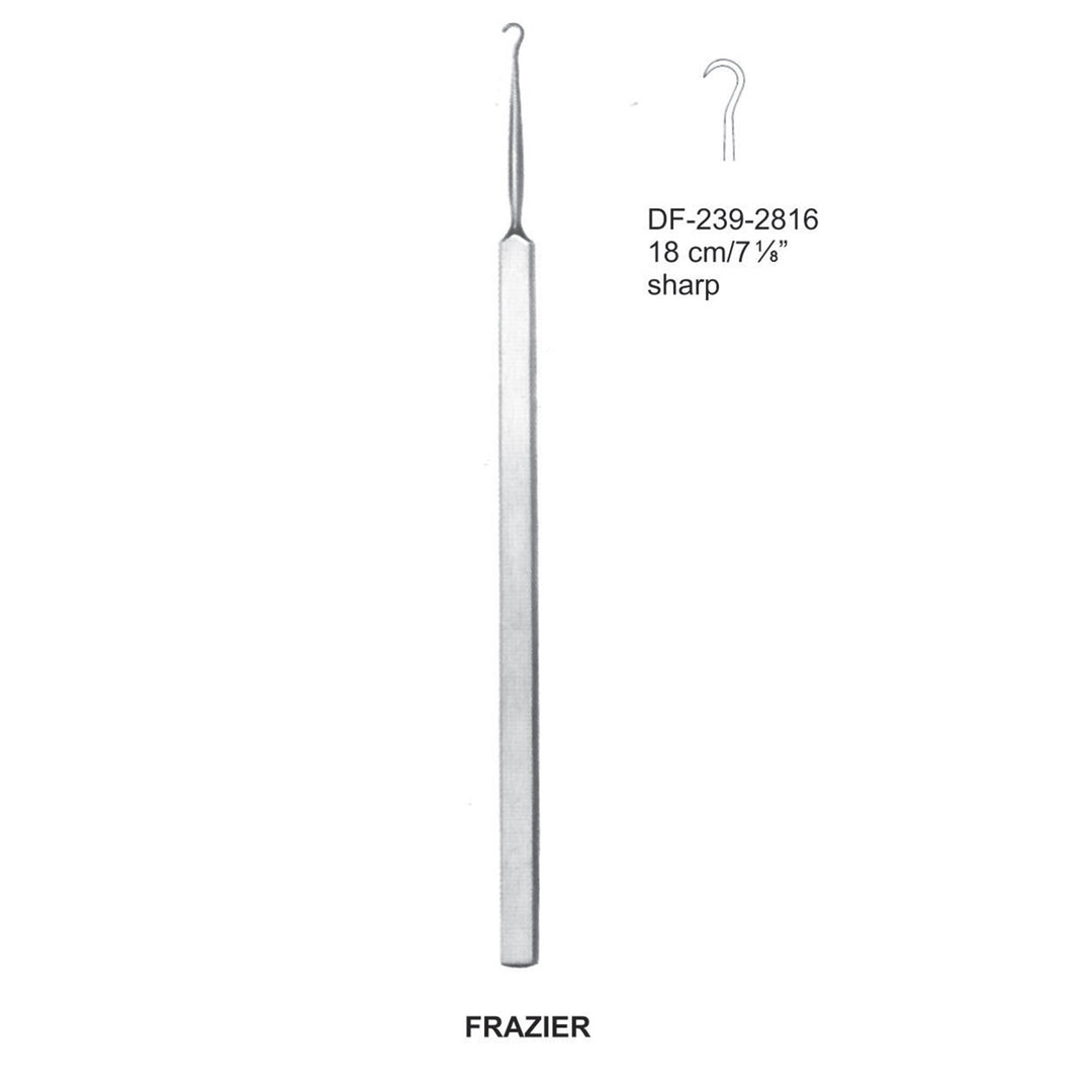 Frazier Dura Hooks 18cm (DF-239-2816) by Dr. Frigz