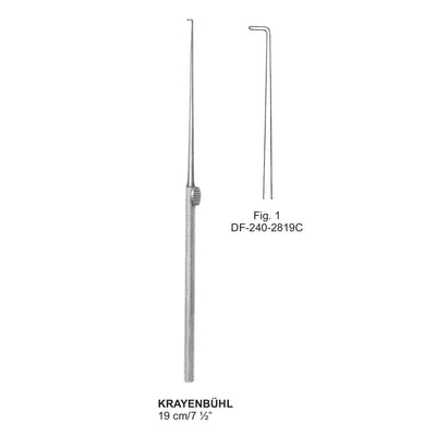 Krayenbuhl Nerve Hook Fig-1, 19 cm (DF-240-2819C)