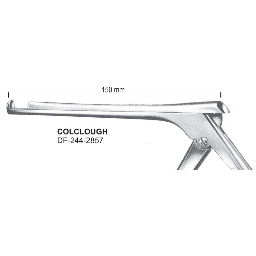 Colclough Laminectomy Punches, Heavy Pattern, Working Length 15Cm, Cutting Upward, Width Of Bite 3mm (DF-244-2857) by Dr. Frigz