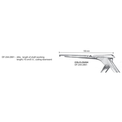 Colclough Laminectomy Punches, Heavy Pattern, Working Length 15Cm, Cutting Downward, Width Of Bite 3mm (DF-244-2861)