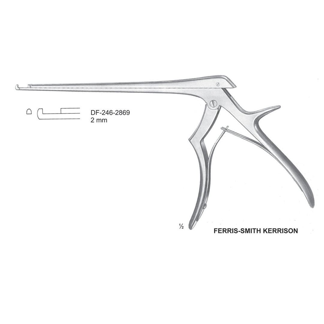 Ferris Smith Kerrison Laminectomy Punches 2mm , Shaft Length 180mm , Upward (DF-246-2869) by Dr. Frigz