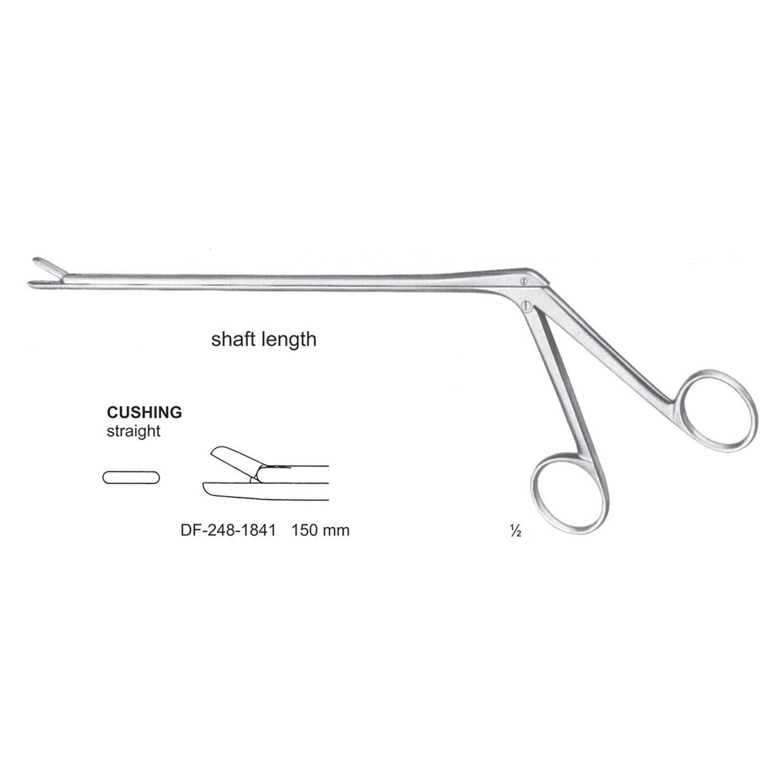 Cushing Laminectomy Punches Straight, Shaft Length 150mm ,  Working Point 2X10mm (DF-248-1841) by Dr. Frigz