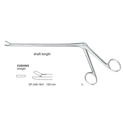 Cushing Laminectomy Punches Straight, Shaft Length 150mm ,  Working Point 2X10mm (DF-248-1841)