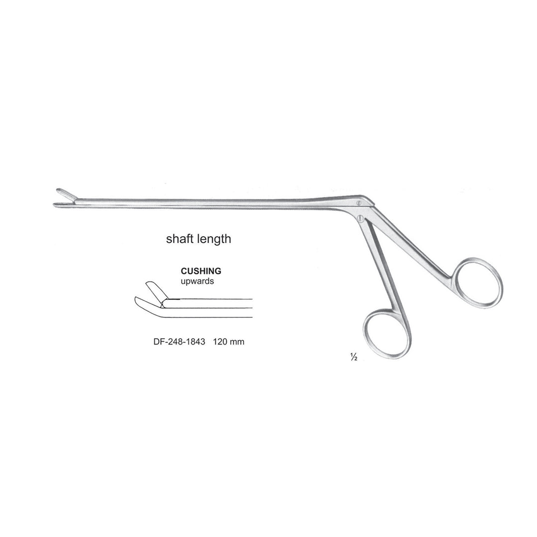 Cushing Laminectomy Punches Upwards, Shaft Length 120mm ,  Working Point 2X10mm (DF-248-1843) by Dr. Frigz