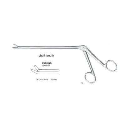 Cushing Laminectomy Punches Upwards, Shaft Length 120mm ,  Working Point 2X10mm (DF-248-1843)
