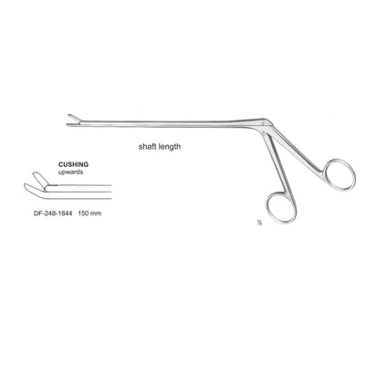 Cushing Laminectomy Punches Upwards, Shaft Length 150mm ,  Working Point 2X10mm (DF-248-1844)