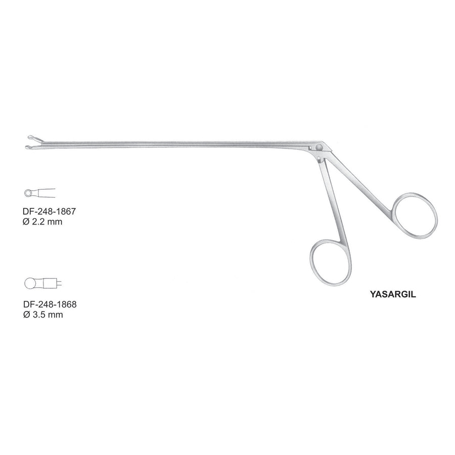 Yasargil Pitiutary Forceps,  2.2mm Bite (DF-248-1867) by Dr. Frigz