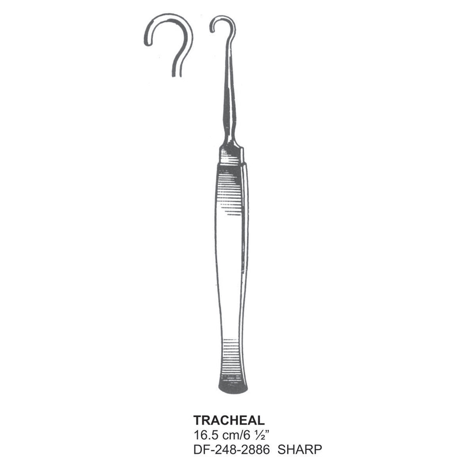 Tracheal Hooks 16.5, Sharp  (DF-248-2886) by Dr. Frigz