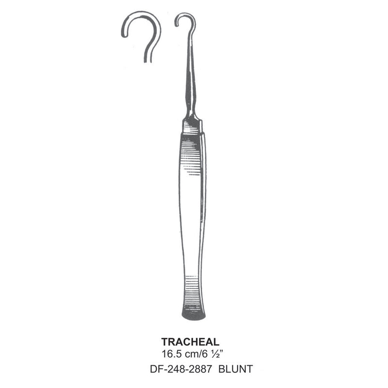 Tracheal Hooks 16.5, Blunt (DF-248-2887) by Dr. Frigz