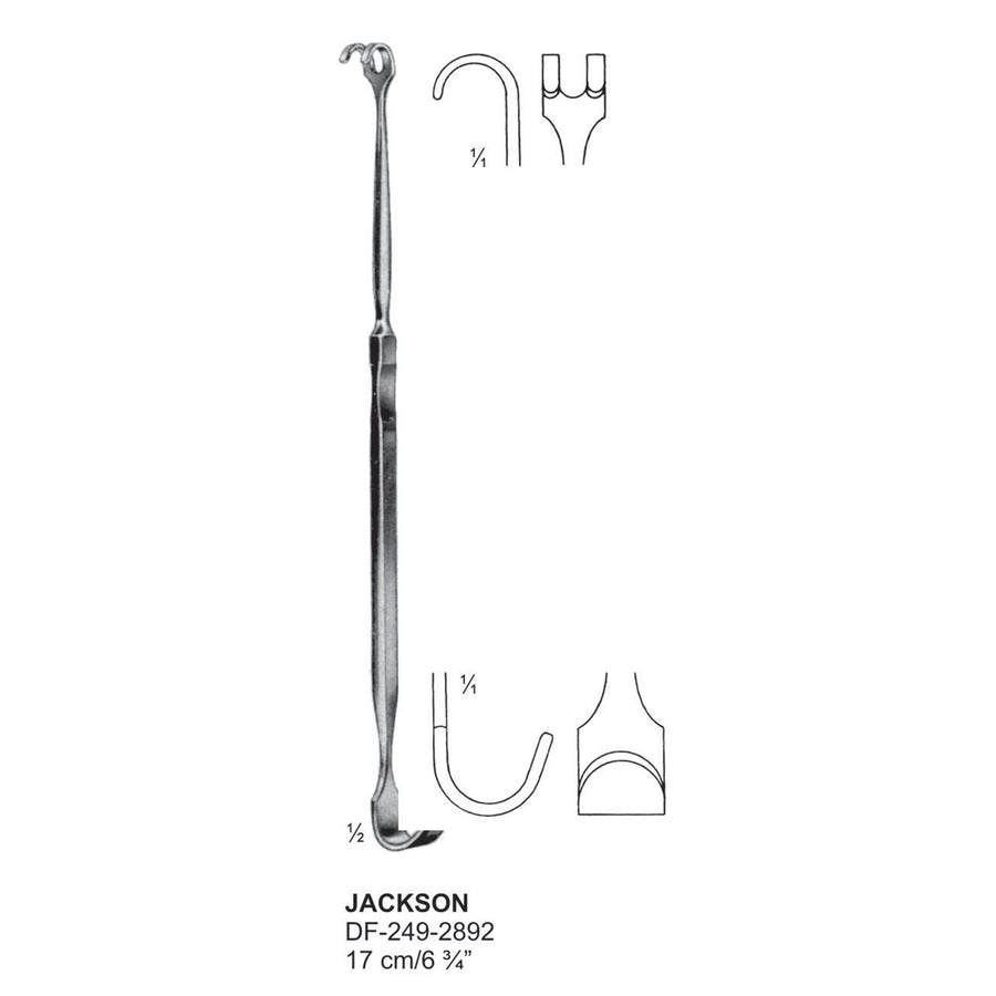 Jackson Trachea Retractors 17cm  (DF-249-2892) by Dr. Frigz