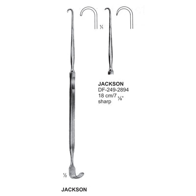 Jackson Trachea Retractors 18cm , Sharp (DF-249-2894)