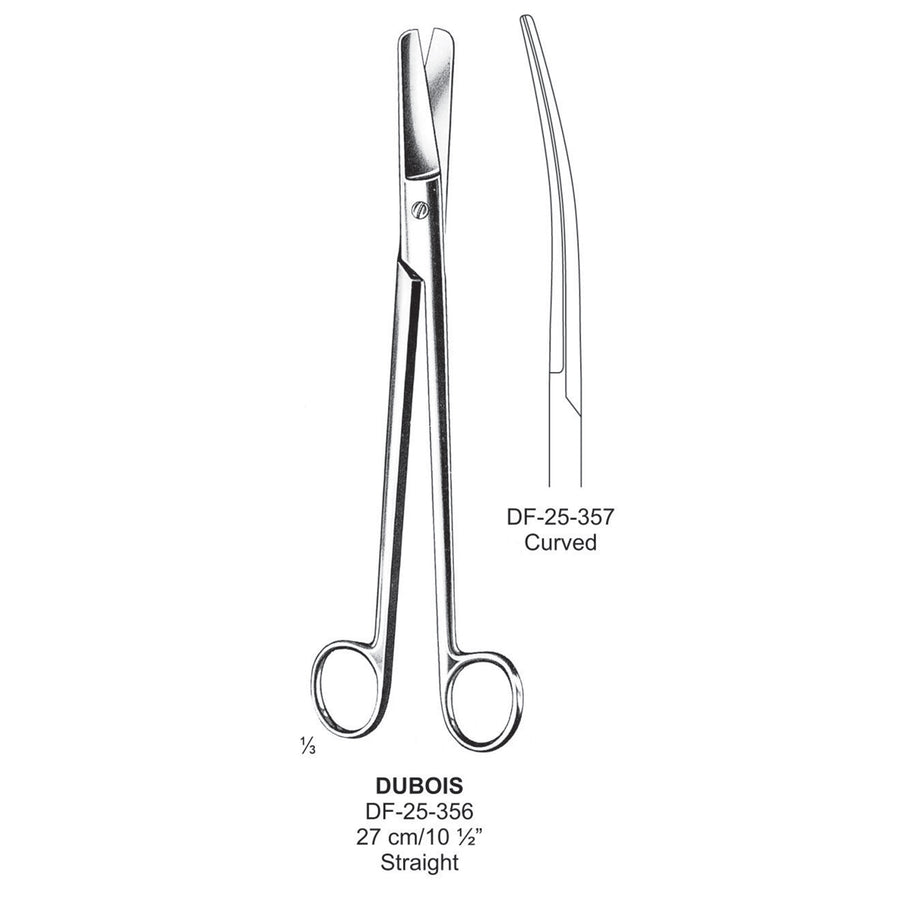 Dubois Operating Scissor, Curved, Blunt-Blunt, 27cm  (DF-25-357) by Dr. Frigz