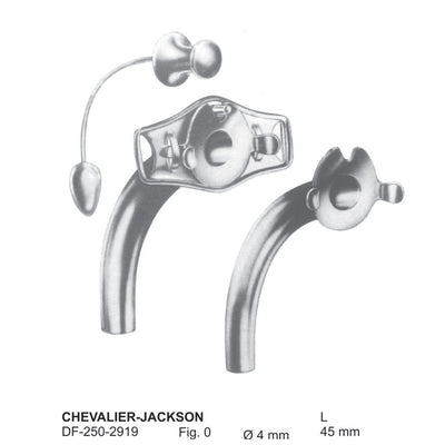 Chevalier-Jackson Tracheal Tube Fig.0 / 4mm , 45mm (DF-250-2919)