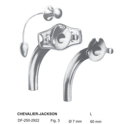 Chevalier-Jackson Tracheal Tube Fig.3 / 7mm , 60mm (DF-250-2922)