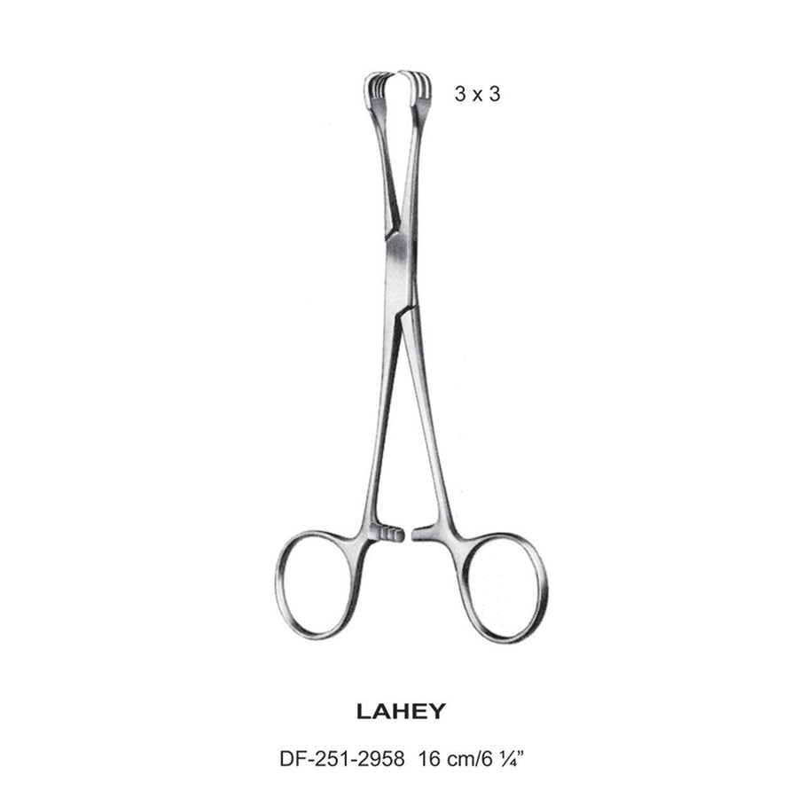 Lahey Goitre Seizing Forceps 3X3Teeh 16cm (DF-251-2958) by Dr. Frigz