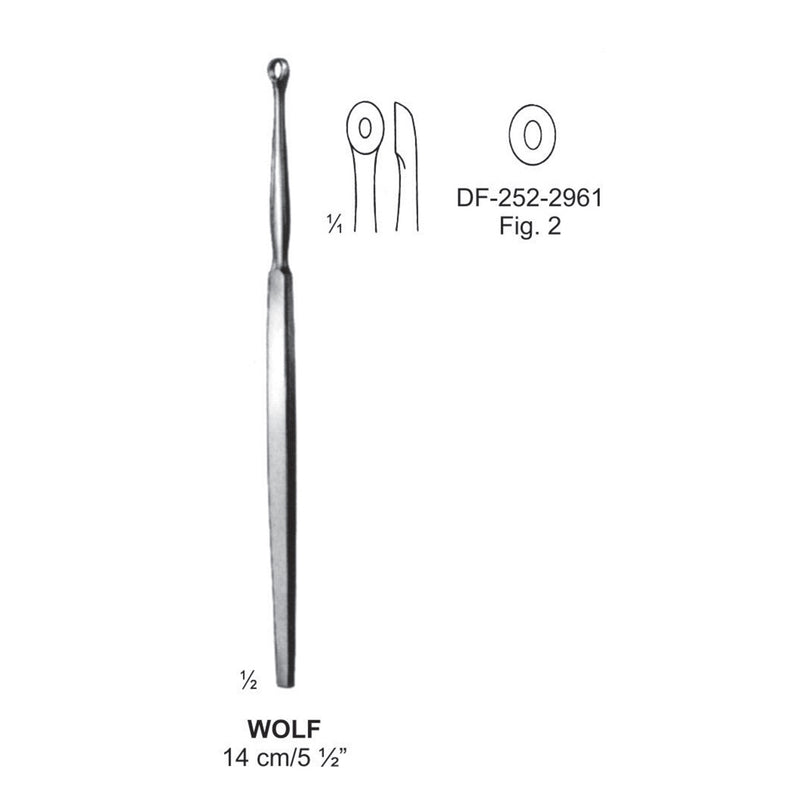 Wolf Lupus Scoop, 14Cm. Fig.2  (DF-252-2961) by Dr. Frigz