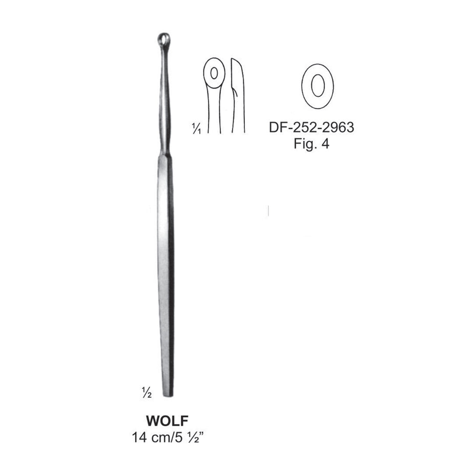 Wolf Lupus Scoop, 14Cm. Fig.4  (DF-252-2963) by Dr. Frigz