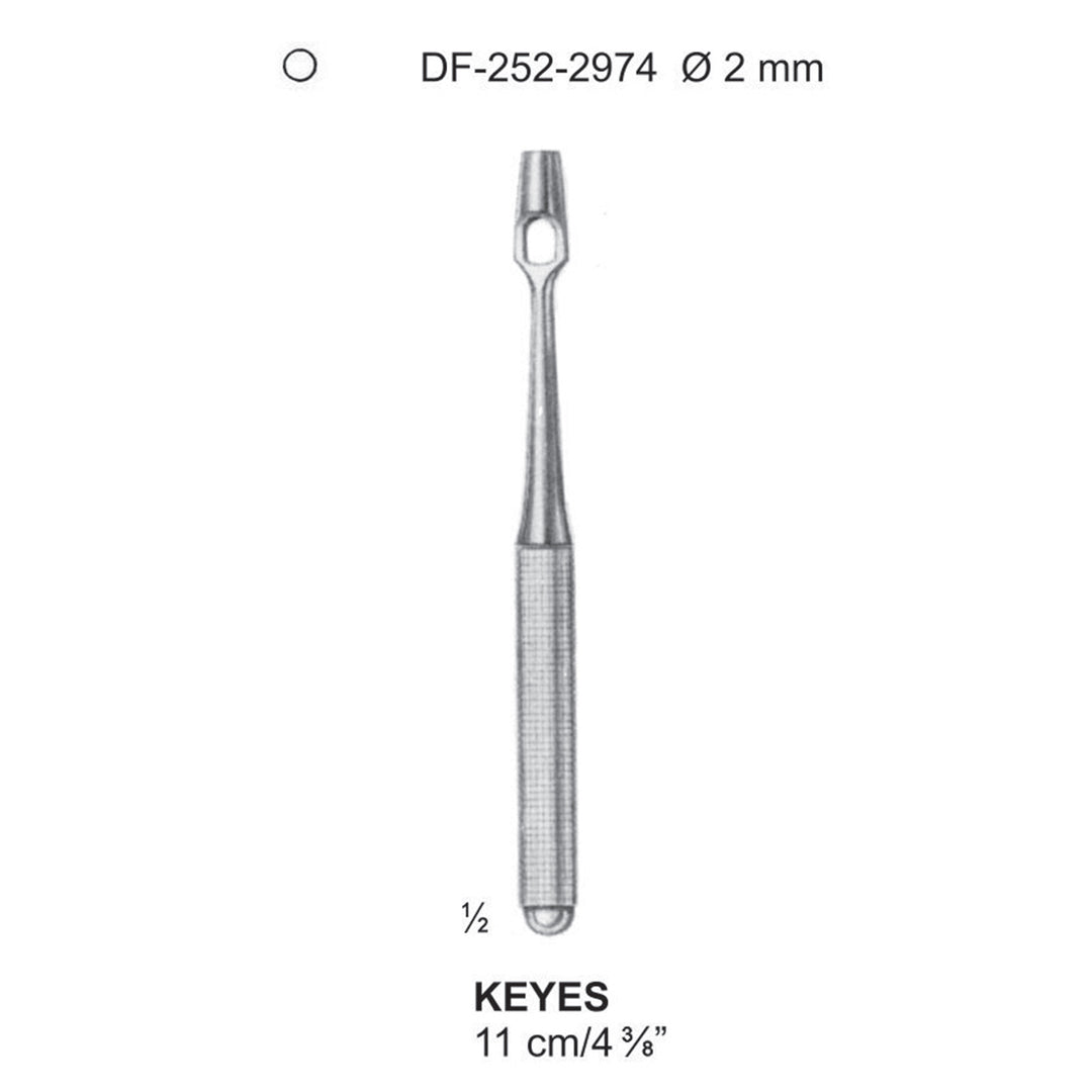 Keyes Dermal Punch, 2mm , 11cm (DF-252-2974) by Dr. Frigz