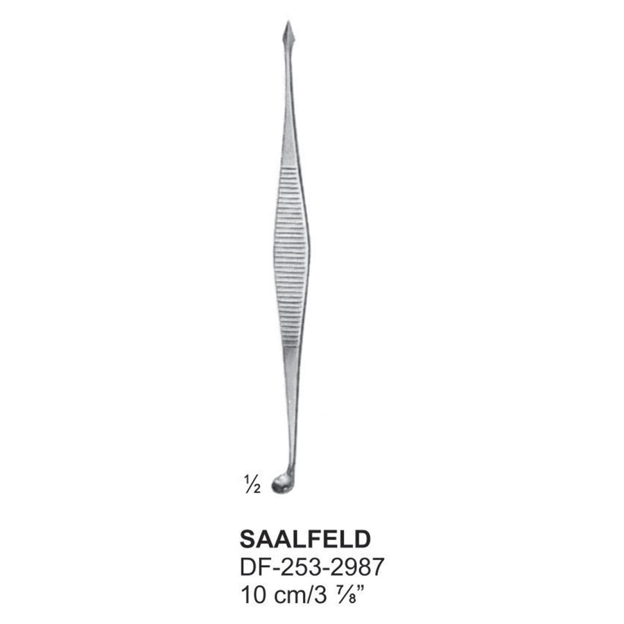 Saalfeld Comedone Extractor Round/Pointed 10cm  (DF-253-2987) by Dr. Frigz
