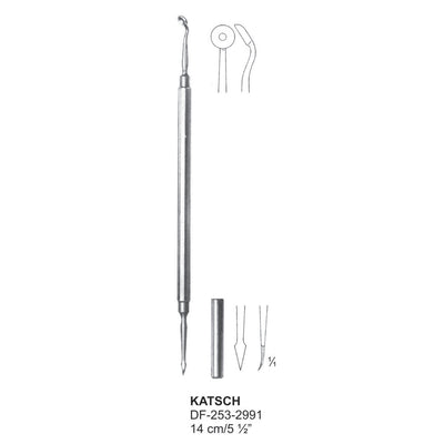 Katsch Comedone Extractor, 14cm (DF-253-2991) by Dr. Frigz