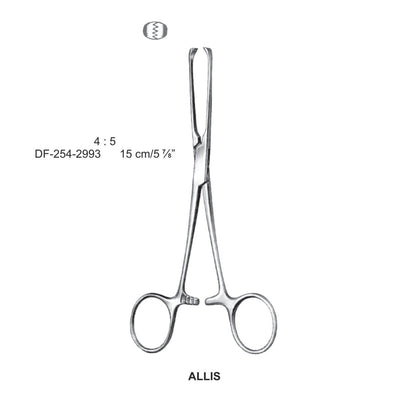 Allis Intestinal Tissue Forceps 4X5 Teeth 15cm  (DF-254-2993)