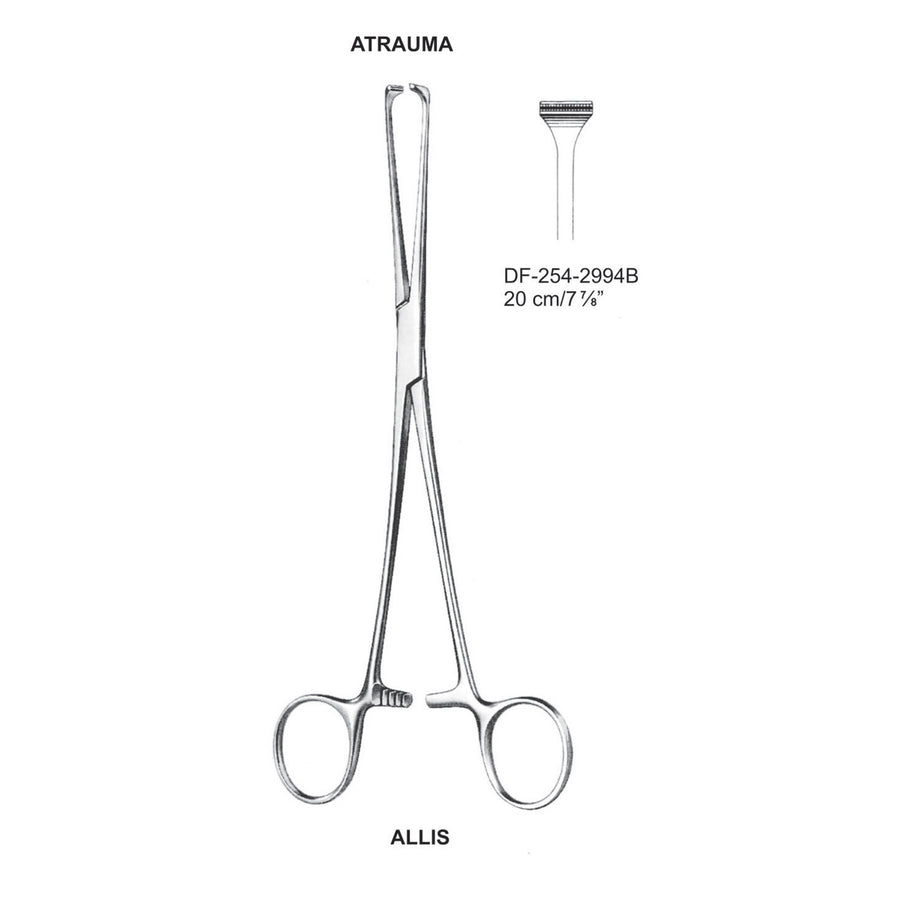 Allis  Atrauma Tissue Forceps 20cm  (DF-254-2994B) by Dr. Frigz