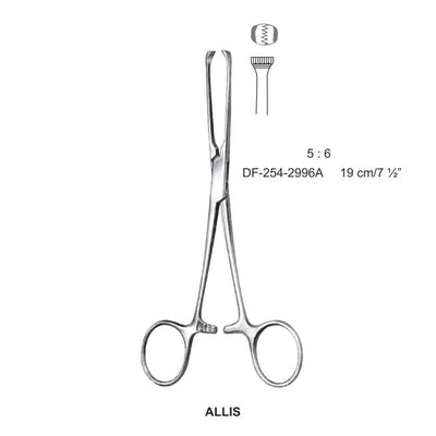 Allis Tissue-Forceps  5X6 Teeth 19cm  (DF-254-2996A)