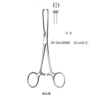 Allis Tissue-Forceps  5X6 Teeth 22cm  (DF-254-2996B)