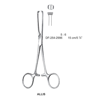 Allis Intestinal Tissue Forceps 5X6 Teeth 15cm  (DF-254-2996)