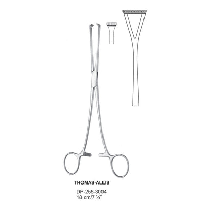 Duval Forceps , 18cm , Narrow (DF-255-3004)