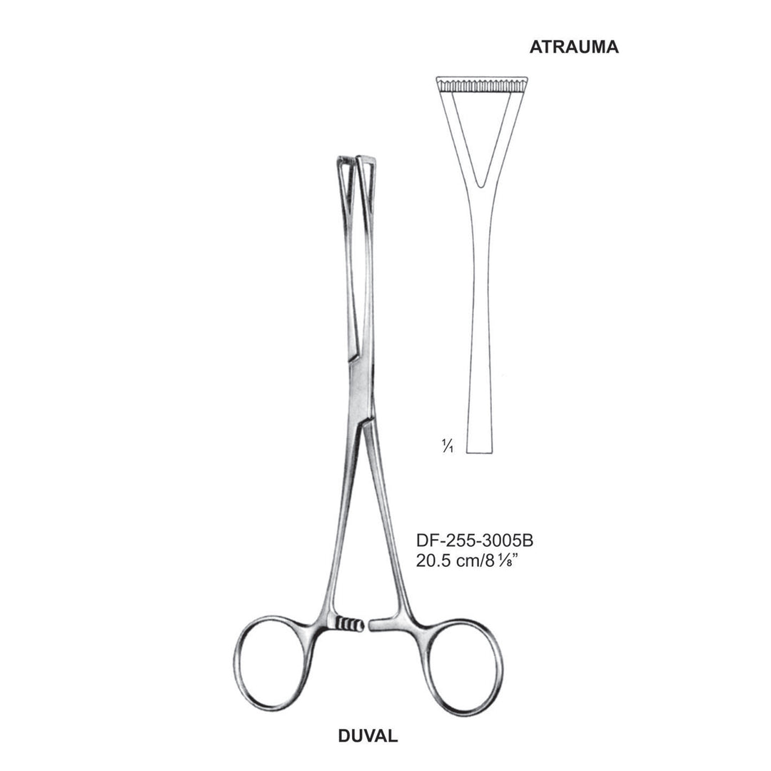 Duval Atrauma   Forcep 20.5Cm, Narrow (DF-255-3005B) by Dr. Frigz