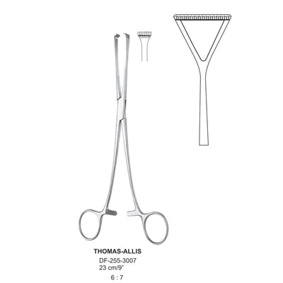 Duval Forceps , 23cm , Wide (DF-255-3007) by Dr. Frigz