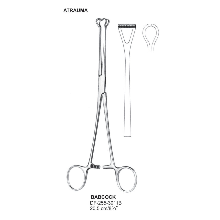 Babcock Atrauma  Forceps 20.5cm  (DF-255-3011B) by Dr. Frigz