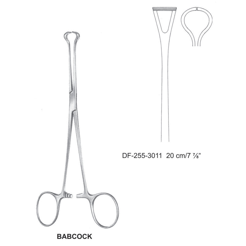 Babcock  Forceps 20cm  (DF-255-3011) by Dr. Frigz