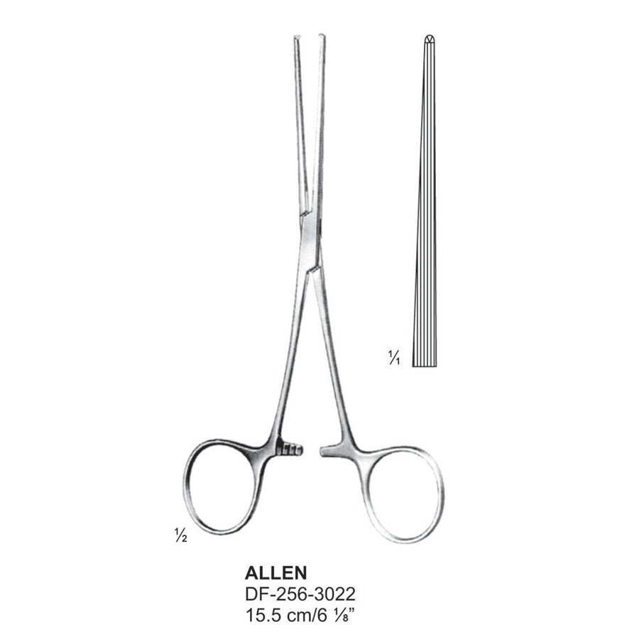 Allen Intestinal & Appendix Clamp Forceps 15.5Cm  (Df-256-3022) by Raymed