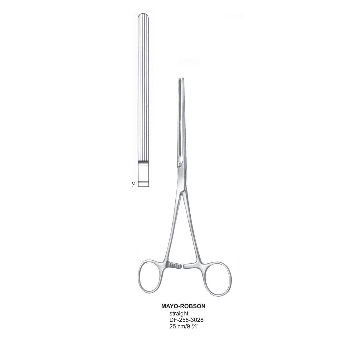 Mayo-Robson Intestinal Forceps Straight 25cm  (DF-258-3028) by Dr. Frigz