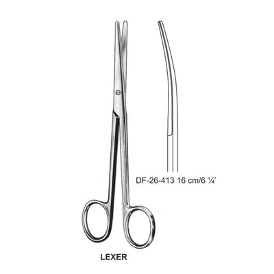 Lexer Dissecting Scissor, Curved, 16cm (DF-26-413)