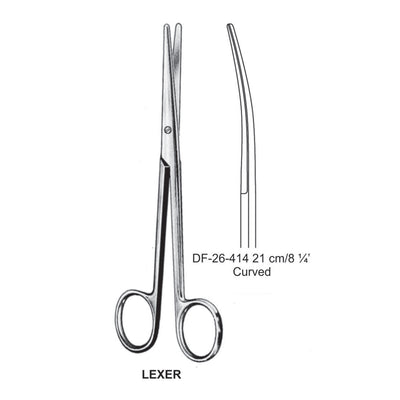 Lexer Dissecting Scissor, Curved, 21cm (DF-26-414) by Dr. Frigz