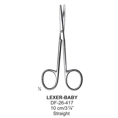 Lexer-Baby Dissecting Scissor, Straight, 10cm (DF-26-417)