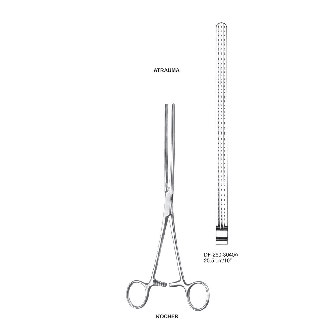 Kocher Atrauma Intestinal Clamps 25.5cm (DF-260-3040A) by Dr. Frigz