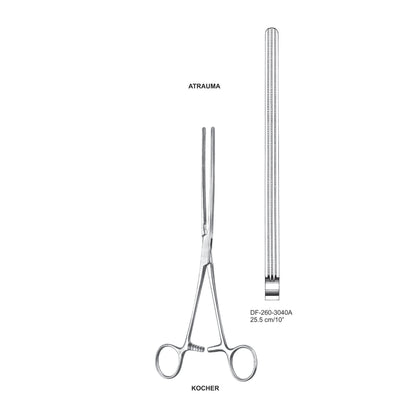 Kocher Atrauma Intestinal Clamps 25.5cm (DF-260-3040A)